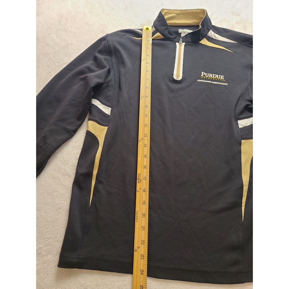 Holloway Purdue University Admissions Ambassador 1/4 Zip Pullover Black Men's S - Picture 8 of 12
